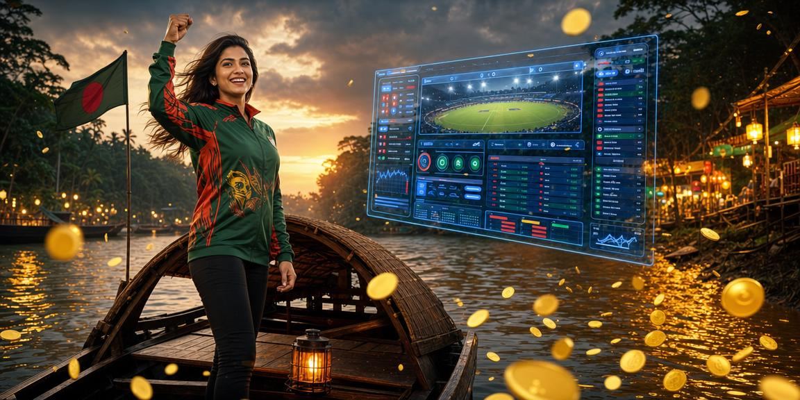 Someone in the Sundarbans area enjoying cricket betting on 239